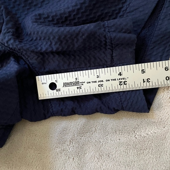 LILY PULITZER CALLAHAN JACQUARD SHORTS NAVY BLUE SIZE 2 Summer Preppy Academia - Picture 13 of 13